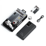 WP-93 Power bank με Οθόνη LED Power Delivery 20000mAh 4x USB & USB Type-C 27W - Μαύρο