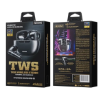 WS-15 In-ear Bluetooth TWS Ακουστικά με Θήκη Φόρτισης Μαύρο