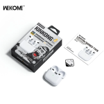 WS-22 Earbud Bluetooth Handsfree Ακουστικά με Θήκη Φόρτισης Λευκά