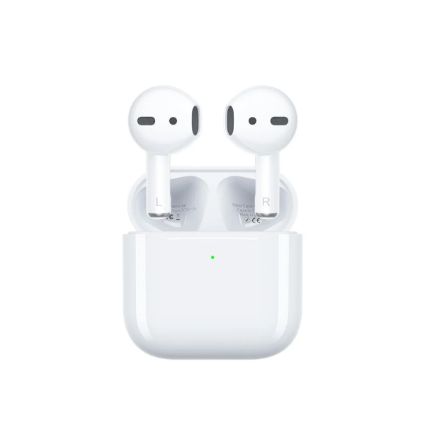WS-23 Earbud Bluetooth Handsfree Ακουστικά με Θήκη Φόρτισης Λευκά