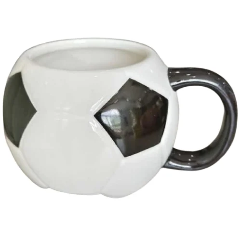3D Κεραμική Κούπα 350ml Γυαλιστερή - Μπάλα Ποδοσφαίρου
