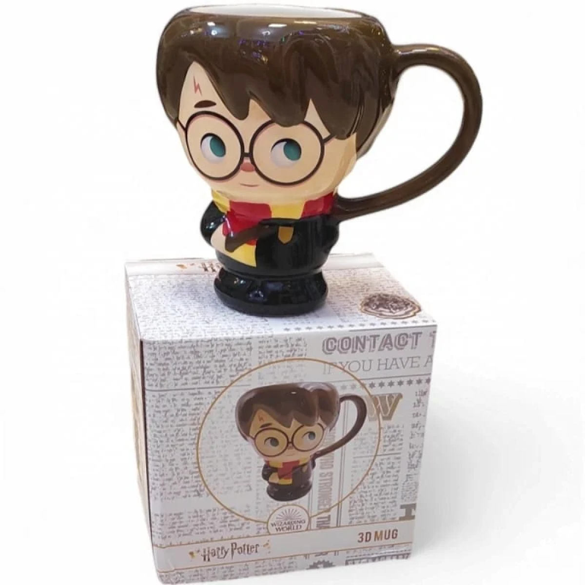 3D Κεραμική Κούπα Γυαλιστερή 300ml Harry Potter