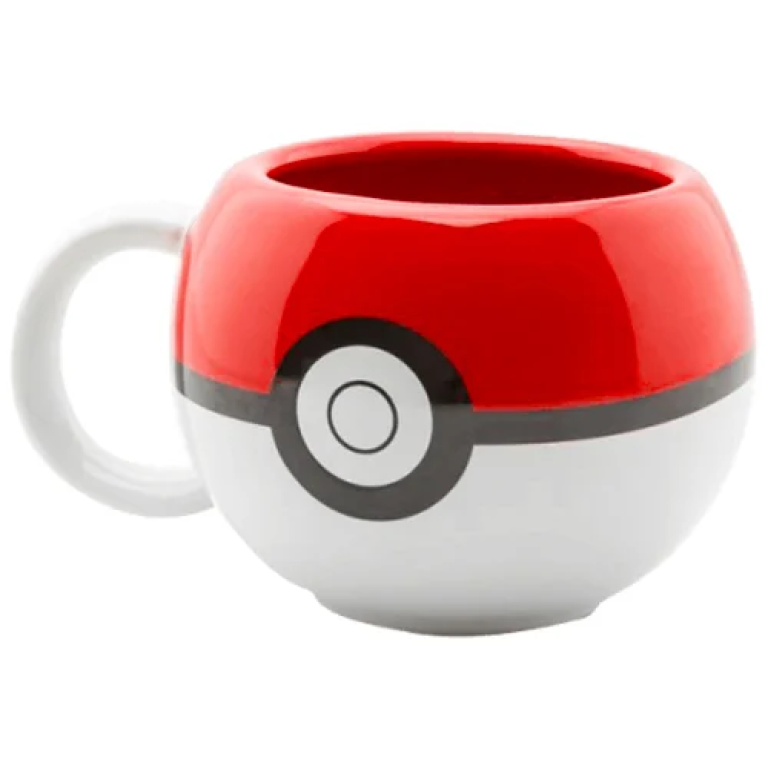 3D Κεραμική Κούπα Γυαλιστερή 300ml Pokeball