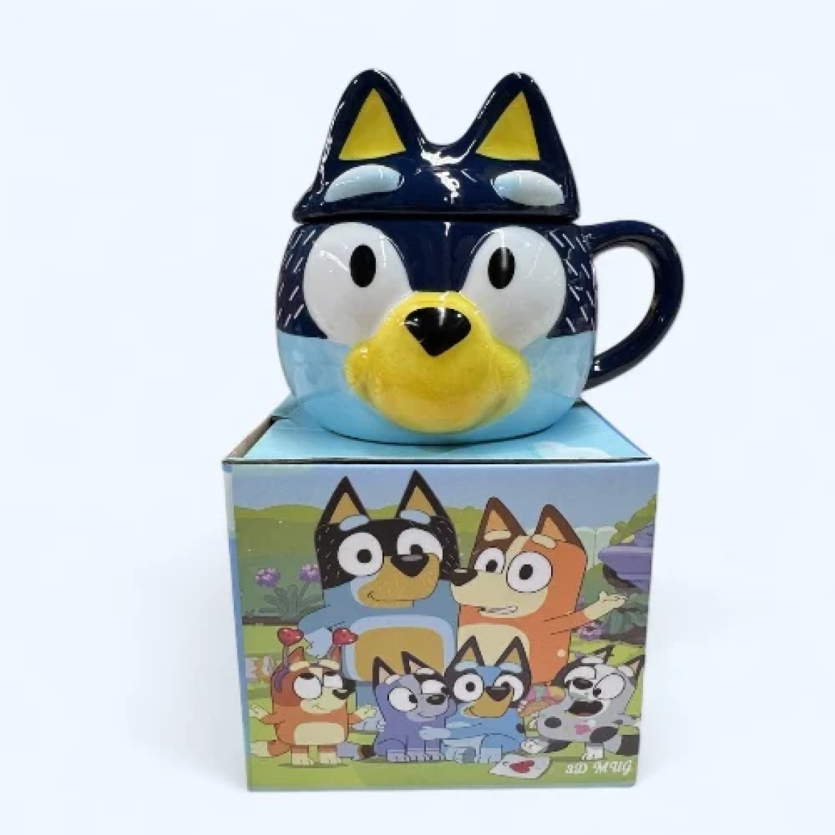 3D Κεραμική Κούπα Γυαλιστερή 325ml Bandit Bluey
