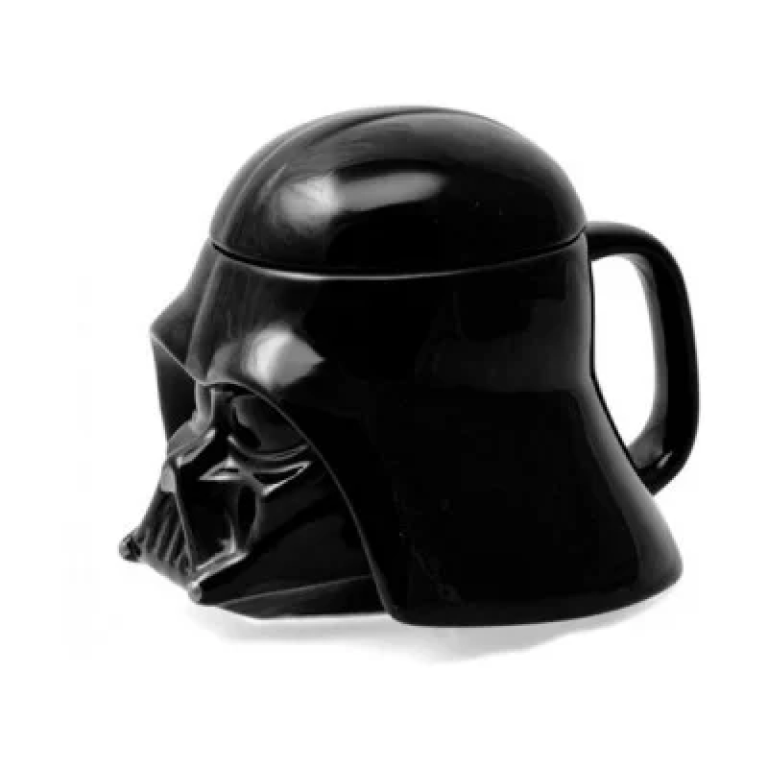 3D Κεραμική Κούπα με Καπάκι Γυαλιστερή “Darth Vader – Star Wars”