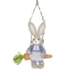 Λαγός Ψάθινος Κούνια Καρότο Κορίτσι 35x30x11cm Bunny's 932188