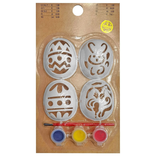 Κάλυμμα Αυγού για Ζωγραφική με Μπογιές 23x13cm Bunny's 932217