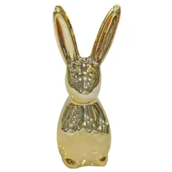 Λαγός Κεραμικός Χρυσός 12x5cm Bunny's 932230