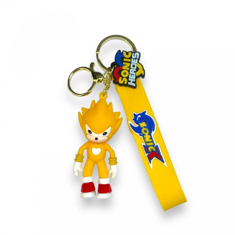 Μπρελόκ Σιλικόνης 20cm 84835 Sonic Κίτρινο