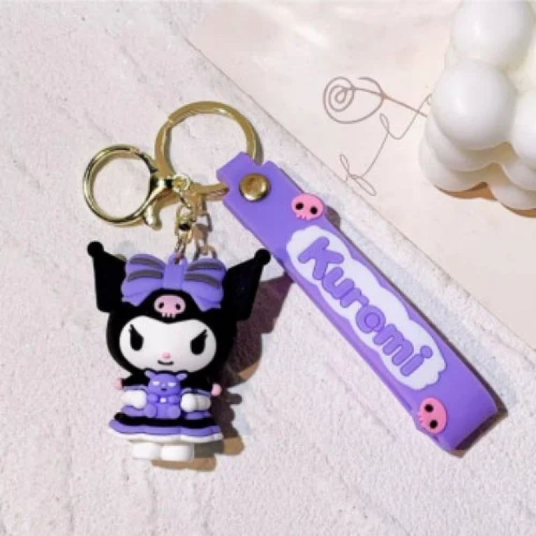 Μπρελόκ Σιλικόνης Kuromi 11cm 86269-3