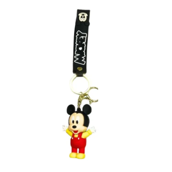 Μπρελόκ Σιλικόνης Mickey 11cm 86274 Κόκκινο