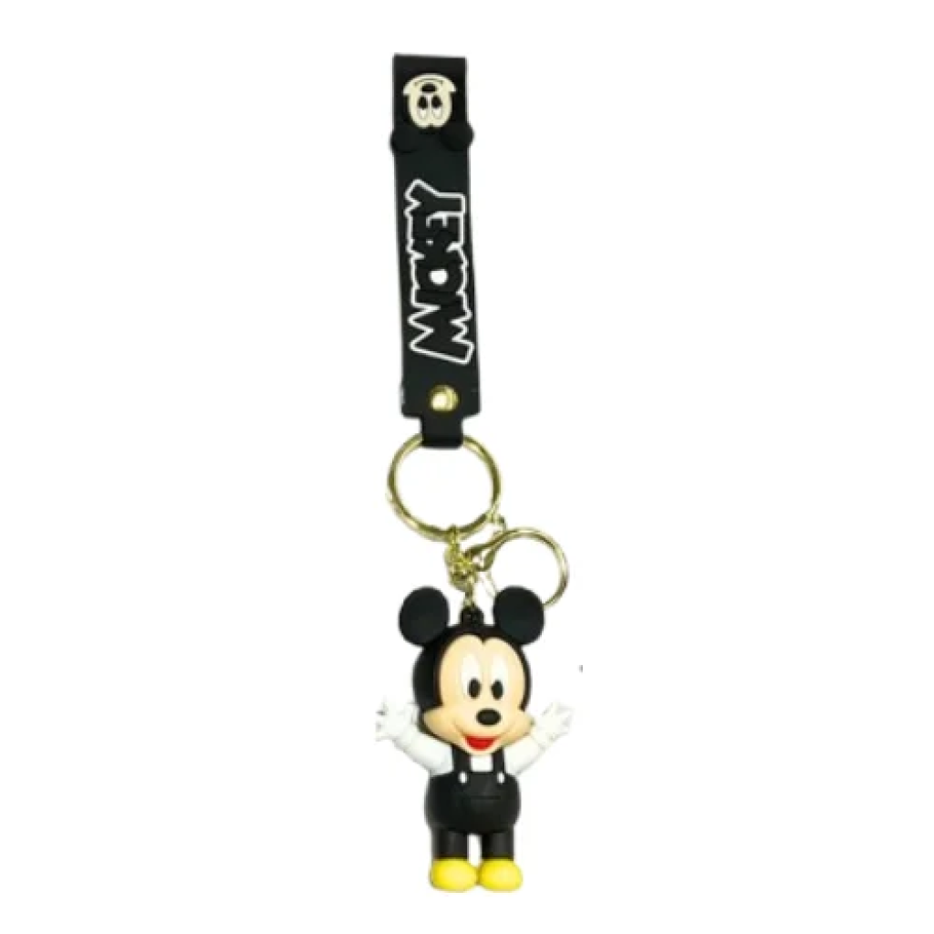 Μπρελόκ Σιλικόνης Mickey 11cm 86274 Μαύρο