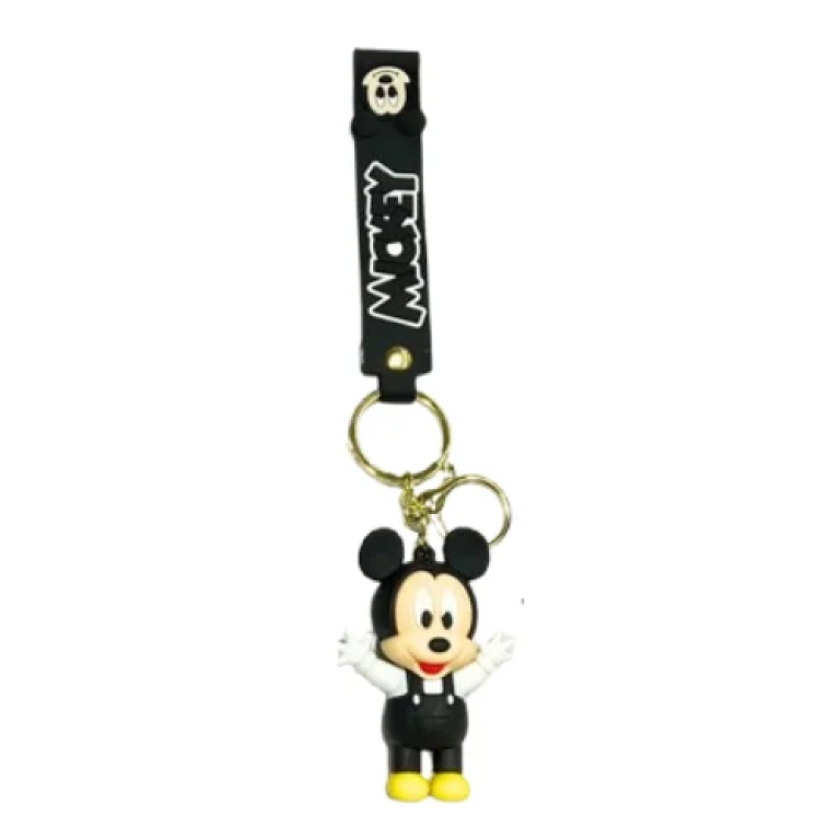 Μπρελόκ Σιλικόνης Mickey 11cm 86274 Μαύρο