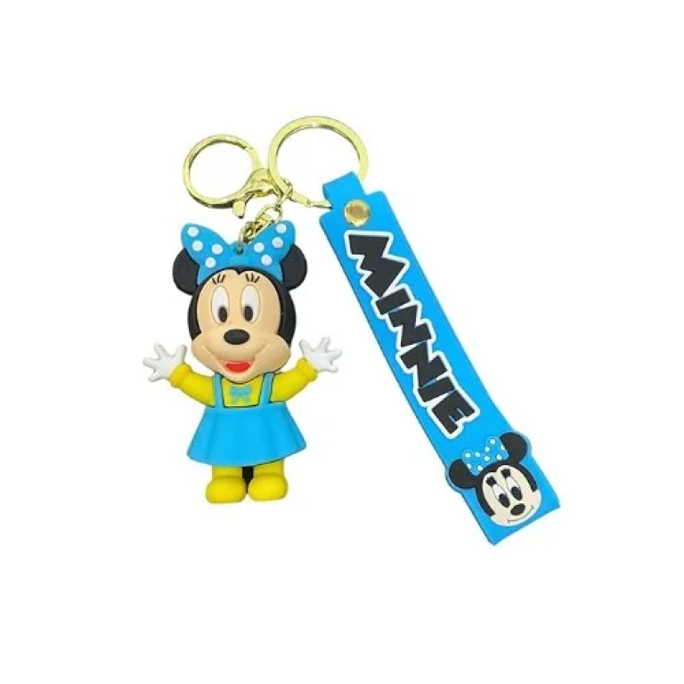 Μπρελόκ Σιλικόνης Minnie 11cm 86274 Μπλε