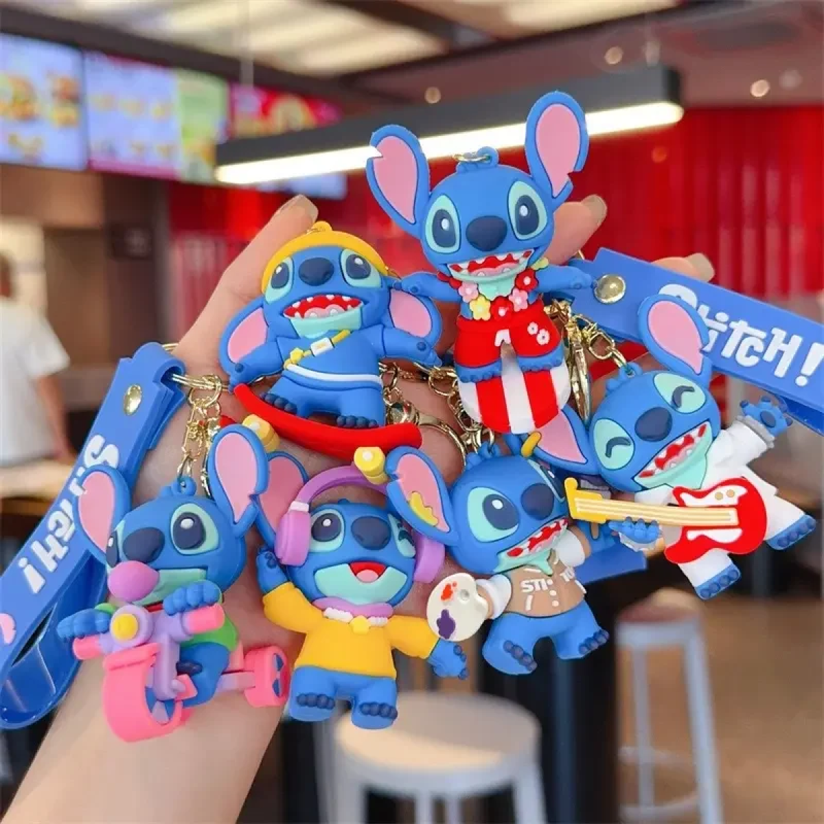 Μπρελόκ Σιλικόνης Stitch 11cm 86270-1