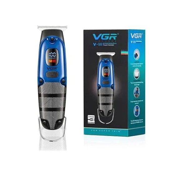 Επαναφορτιζόμενη κουρευτική μηχανή VGR V-981 μπλε