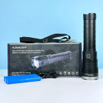 Επαναφορτιζόμενος Φακός Αλουμινίου LED με Laser, Power Bank, Ζουμ SP68