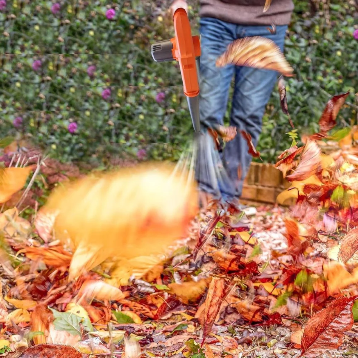 Επαναφορτιζόμενος Φυσητήρας / Απορροφητήρας Μπαταρίας Χειρός με Ρύθμιση Έντασης Μαύρο