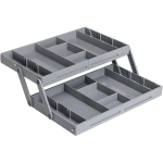 Επεκτάσιμο Έξυπνο Συρτάρι 2 Επιπέδων Smart Drawer Γκρι