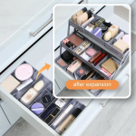 Επεκτάσιμο Έξυπνο Συρτάρι 3 επιπέδων Smart Drawer Γκρι