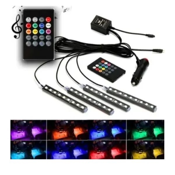 Εσωτερικός φωτισμός αυτοκινήτου LED RGB Jiageng JG009