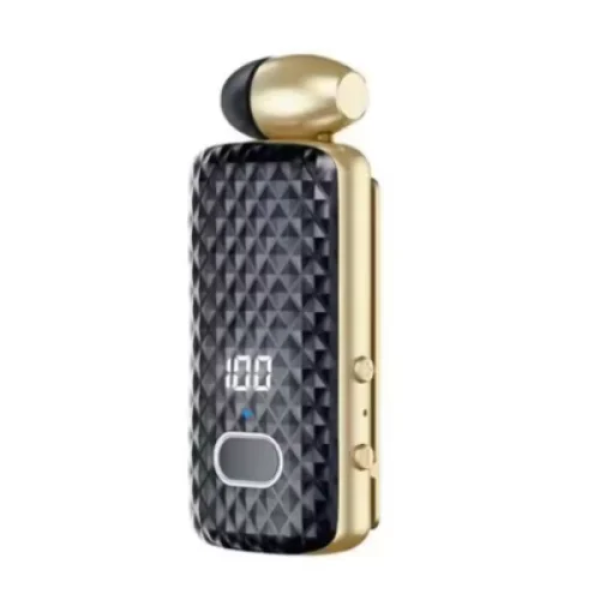 Fineblue F588 In-ear Bluetooth Handsfree Ακουστικό Χρυσό