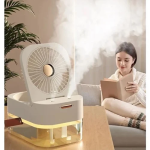 Φορητό Air Cooler Mini Air Condition υγραντήρας και συσκευή αρωματοθεραπείας - λευκό - Image 2