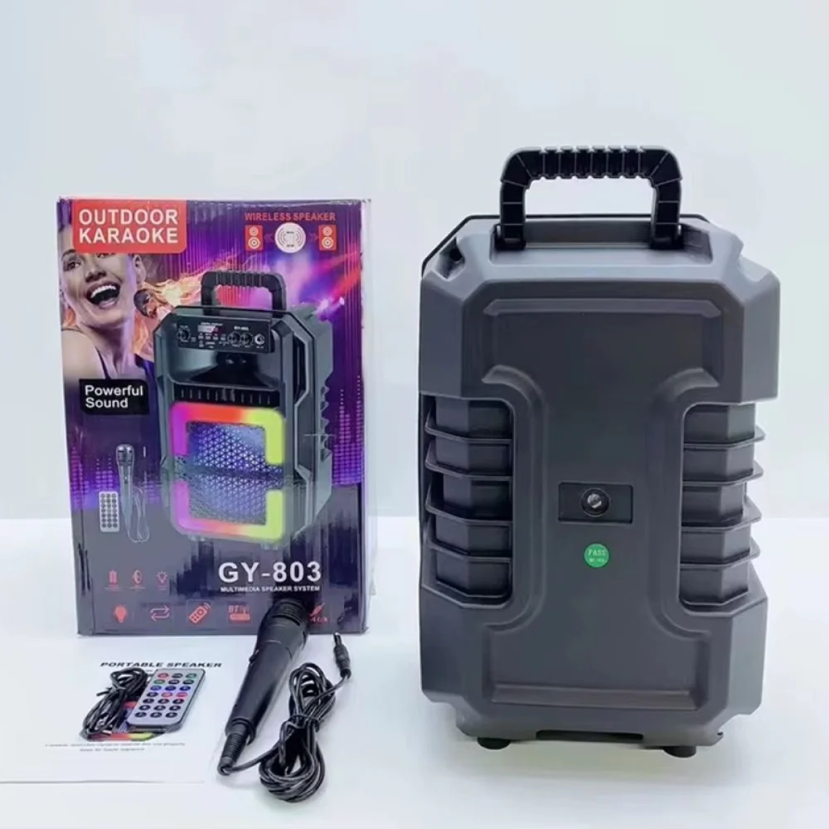 Φορητό Ηχείο 8'' Super Bass GY-803