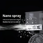 Φορητός Ανεμιστήρας Υδρονέφωσης 500ML με Φωτισμό LED 06Α189