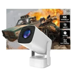 Φορητός Projector 4K HD με Wi-Fi και Ενσωματωμένο Ηχείο Λευκός F800