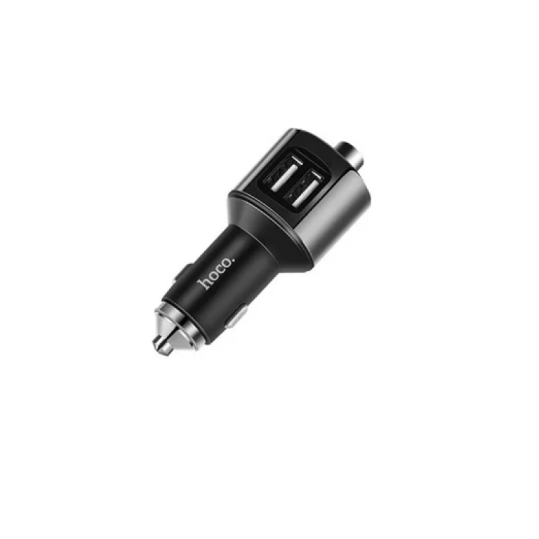 Φορτιστής Hoco FM Transmitter E19 Smart με USB Hoco μαύρο/γκρι