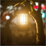 Φωτιστικό φανάρι LED για Camping με γάντζο 200LM θερμό λευκό GB-23 μαύρο