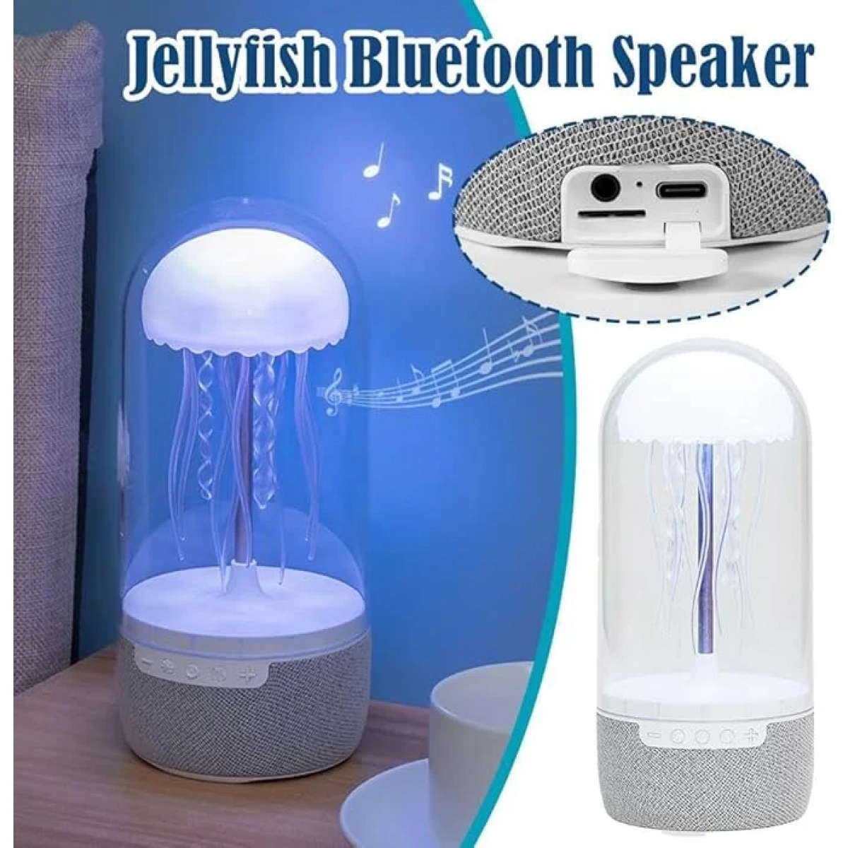 Φωτιστικό Jellyfish με Ηχείο και λειτουργία Bluetooth MAX113