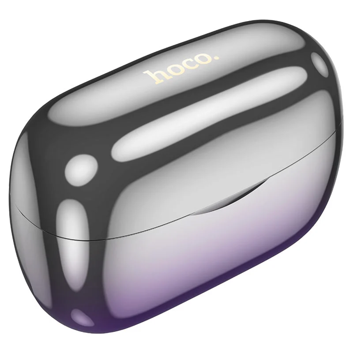 Hoco EQ16 Shine In-ear Bluetooth Handsfree Ακουστικά με Θήκη Φόρτισης Purple Glaze