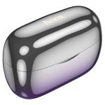 Hoco EQ16 Shine In-ear Bluetooth Handsfree Ακουστικά με Θήκη Φόρτισης Purple Glaze
