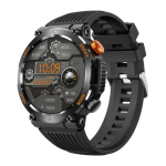 HT17 Smartwatch με Παλμογράφο Μαύρο