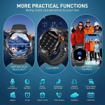 HT17 Smartwatch με Παλμογράφο Μαύρο