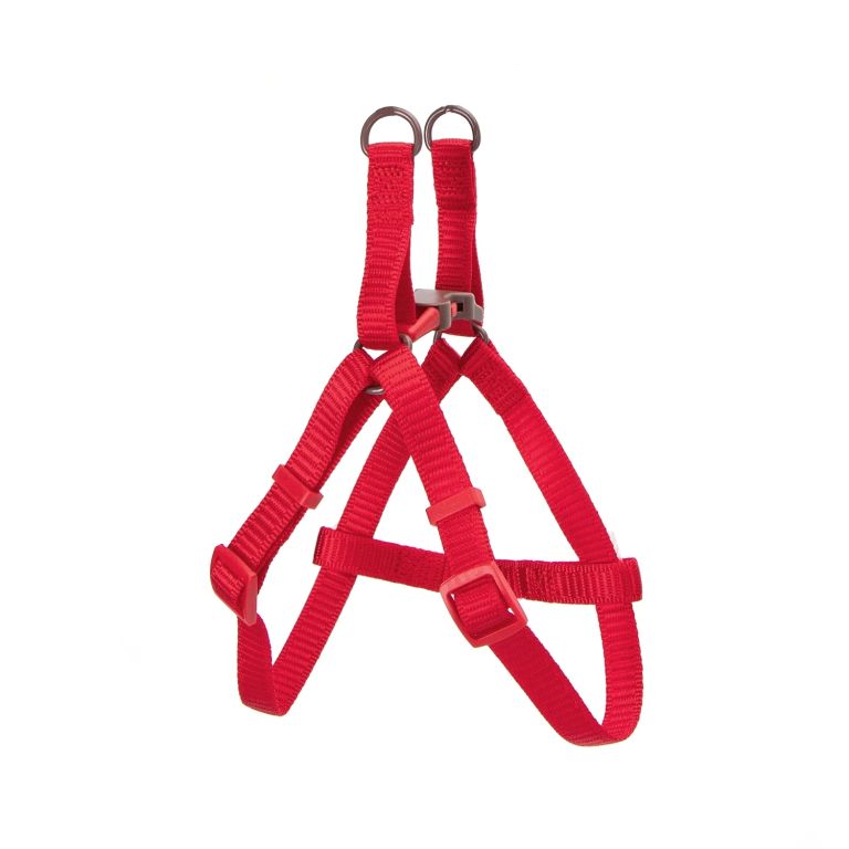 Δίχρωμο Σαμαράκι για Σκύλους W1.5*L30-50cm Small Κόκκινο/Καφέ