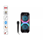 Ηχείο Bluetooth Καραόκε Φορητό με Μικρόφωνο & LED 16W BT-2420