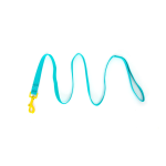 Δίχρωμος Οδηγός για Σκύλους W1.0*L120cm Small Τιρκουάζ/Κίτρινο