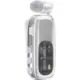 K75 In-ear Bluetooth Handsfree Ακουστικό Πέτου Ασημί