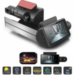 Κάμερα DVR Αυτοκινήτου με Οθόνη και Νυχτερινή Λήψη 2K για Ταμπλό και για Παρμπρίζ Αυτοκινήτου με Αυτοκόλλητο
