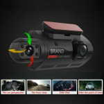 Κάμερα DVR Αυτοκινήτου με Οθόνη και Νυχτερινή Λήψη 2K για Ταμπλό και για Παρμπρίζ Αυτοκινήτου με Αυτοκόλλητο