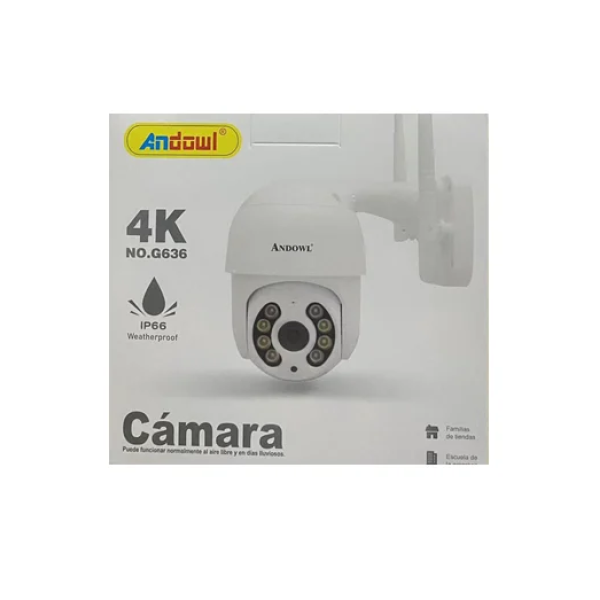 Κάμερα παρακολούθησης 4K Andowl G636 λευκή