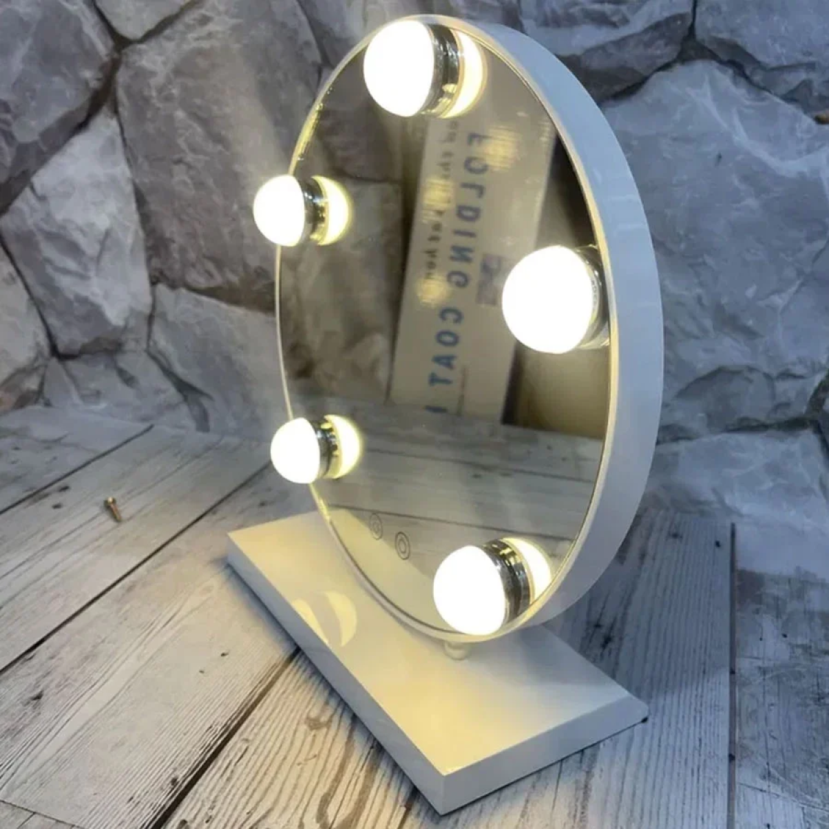 Καθρέφτης Μακιγιάζ Επιτραπέζιος με 5 LED