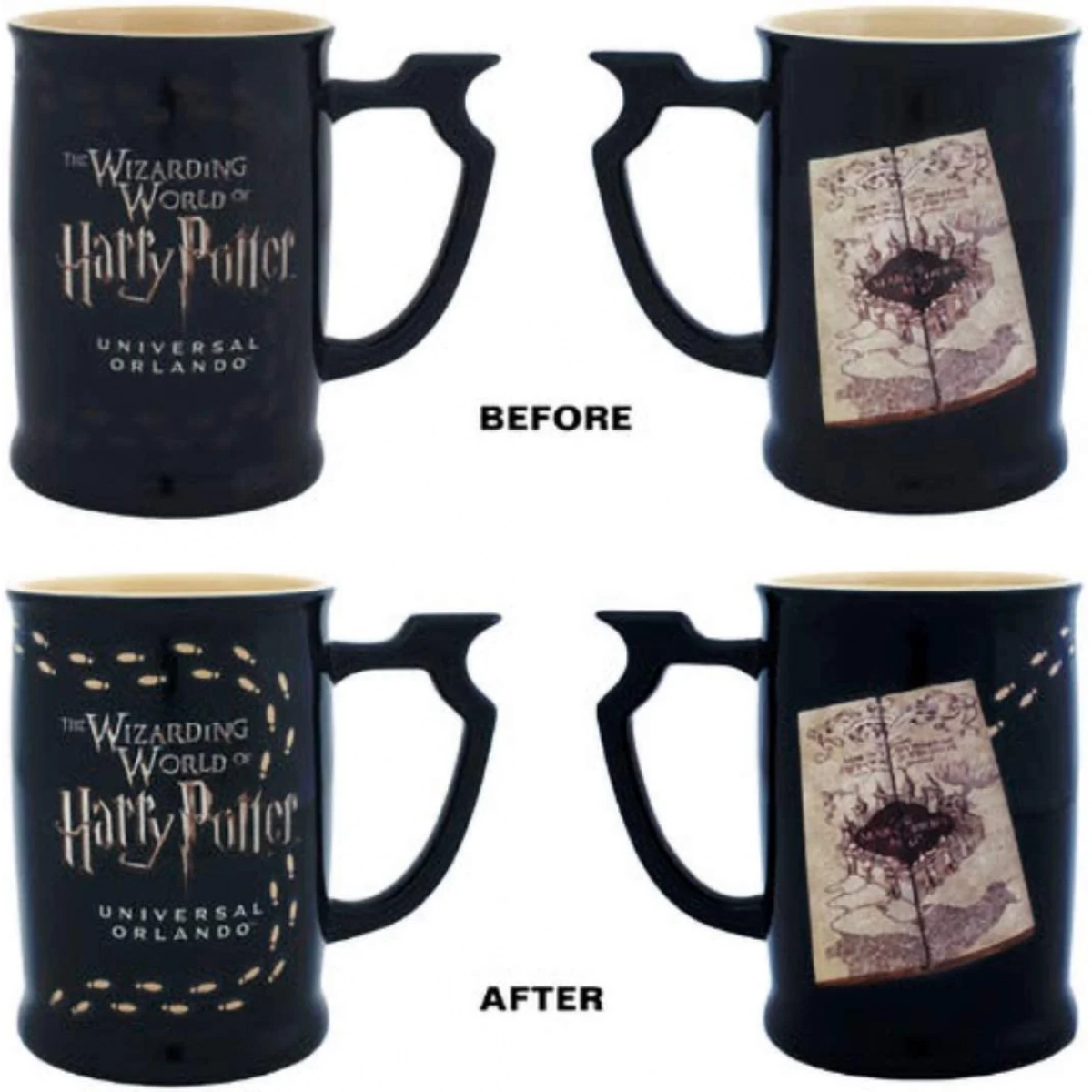 Κεραμική Κούπα 500ml που Αλλάζει Σχέδιο - Harry Potter