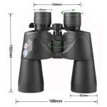 Κιάλια με Πράσινο Φιλμ & Ρύθμιση Εστίασης AX6-C10X50