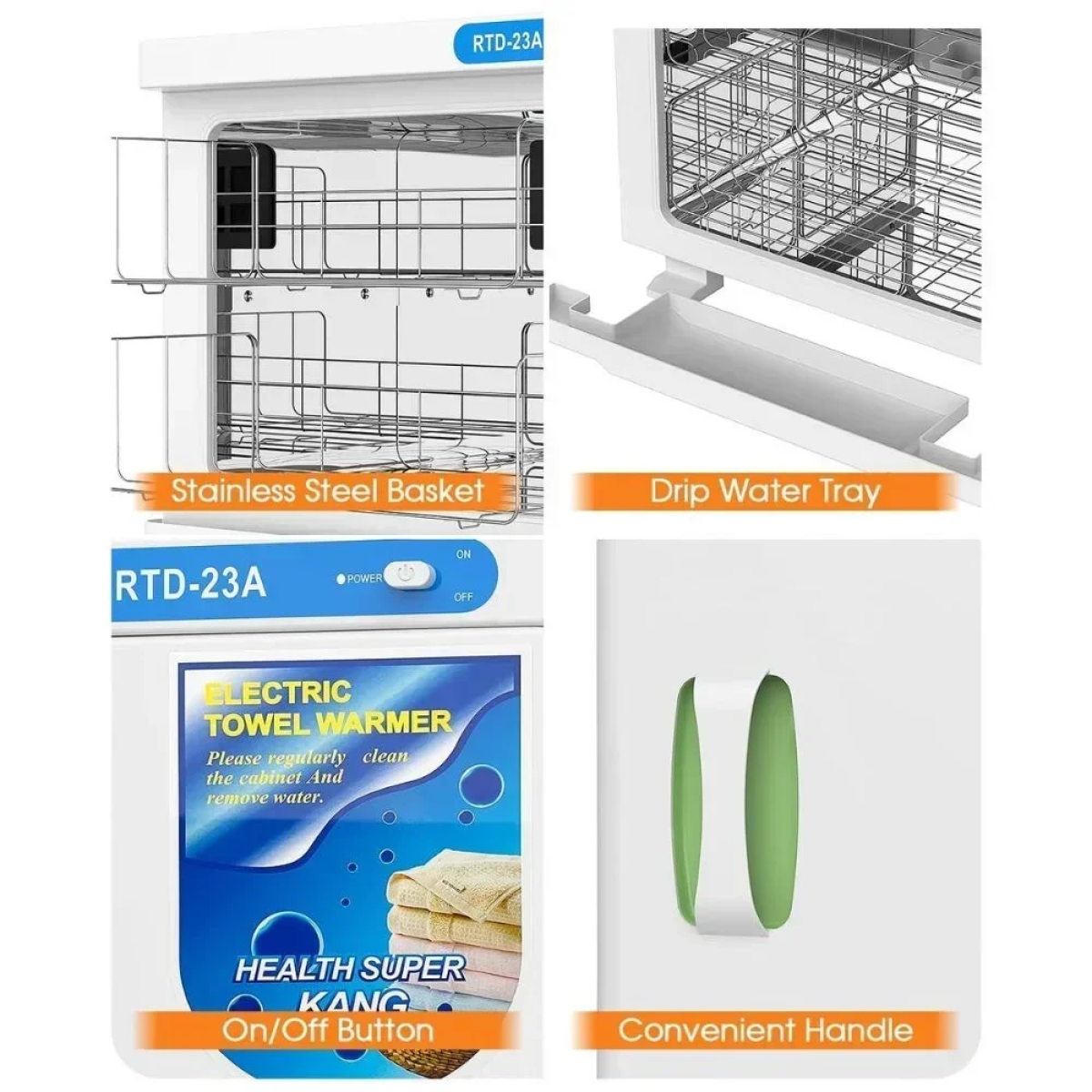 Kλίβανος Towel Warmer RTD-23A Αποστειρωτής και Στεγνωτήρας UV Πετσετών