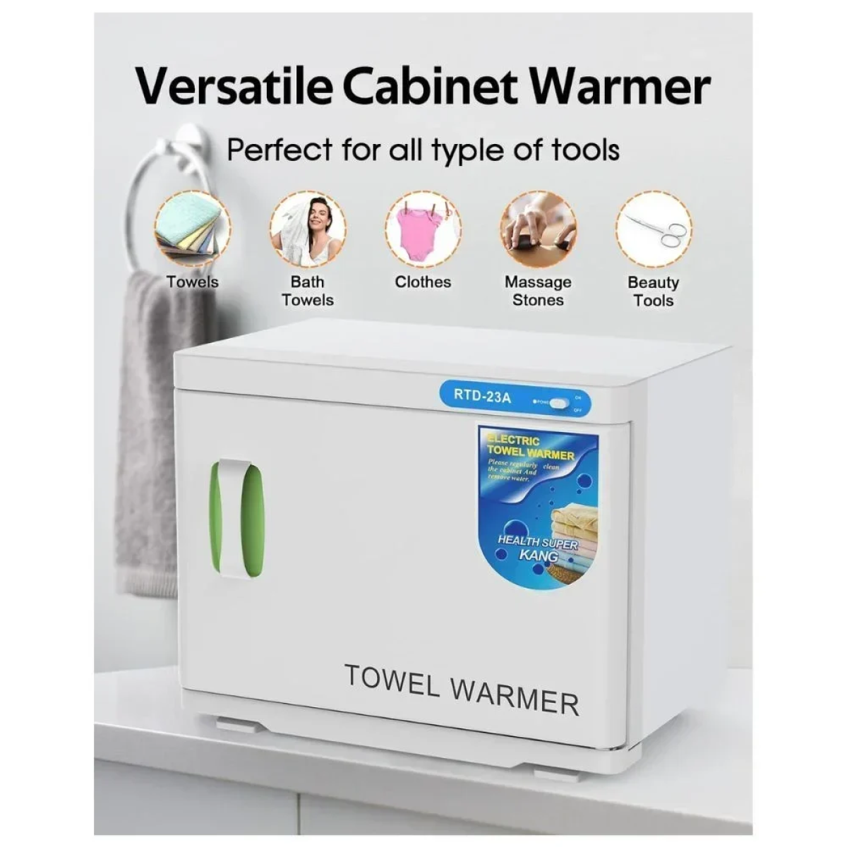 Kλίβανος Towel Warmer RTD-23A Αποστειρωτής και Στεγνωτήρας UV Πετσετών