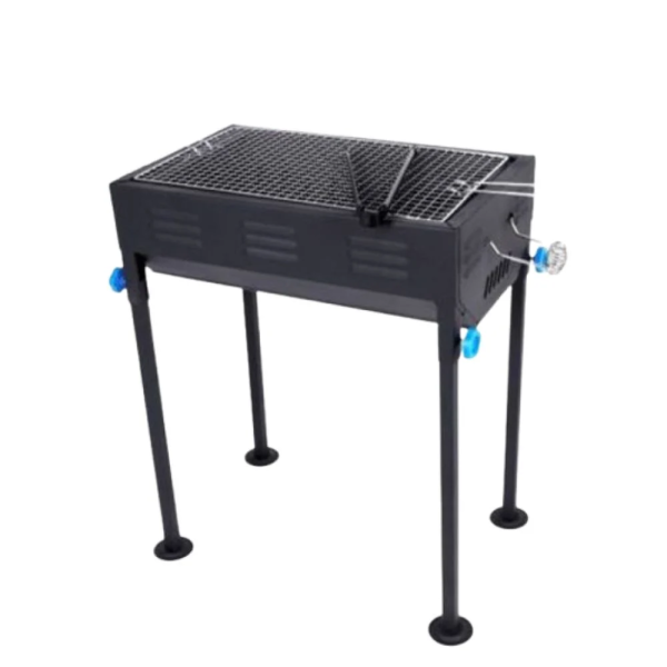 KMT Style Φορητή Ψησταριά Κάρβουνου για BBQ 48.5×30εκ. Μαύρη